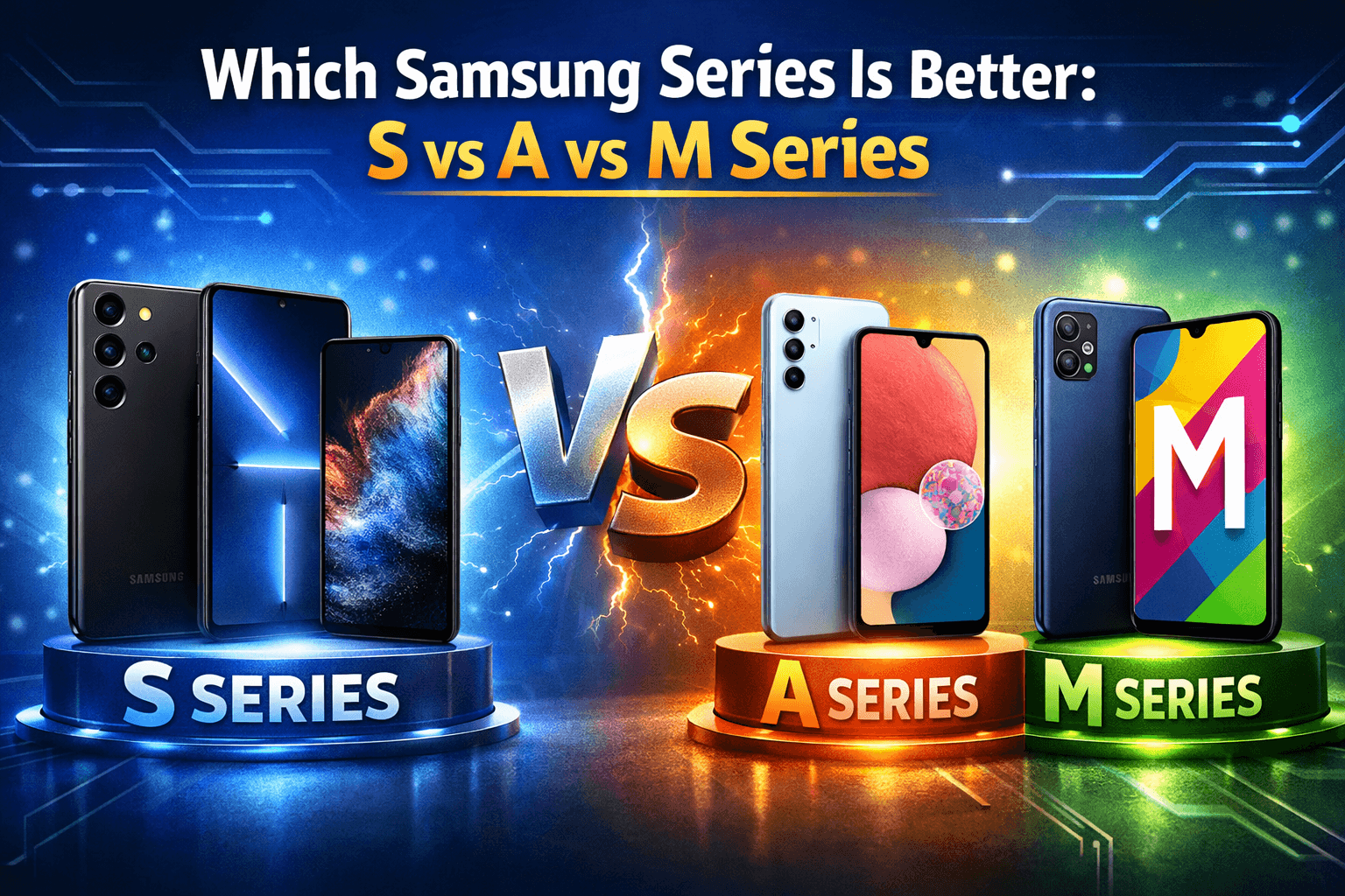Which Samsung Series Is Better: S vs A vs M Series